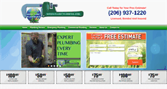 Desktop Screenshot of greenplanetplumbing.com